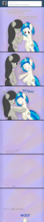 Size: 700x3488 | Tagged: safe, artist:erthilo, character:dj pon-3, character:octavia melody, character:vinyl scratch, species:earth pony, species:pony, species:unicorn, ask octavia, ship:scratchtavia, ask, bipedal, comic, female, lesbian, mare, shipping, standing, tumblr