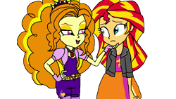 Size: 1920x1081 | Tagged: safe, artist:ktd1993, character:adagio dazzle, character:sunset shimmer, ship:sunsagio, my little pony:equestria girls, .psd available, female, lesbian, shipping, simple background, transparent background