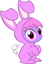 Size: 9483x13746 | Tagged: safe, artist:cyanlightning, oc, oc only, oc:melody notes, .svg available, absurd resolution, bunny costume, clothing, cyan's bunnies, simple background, solo, transparent background, vector