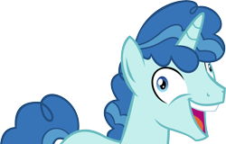 Size: 14027x8967 | Tagged: safe, artist:cyanlightning, character:party favor, episode:to where and back again, g4, my little pony: friendship is magic, .svg available, absurd resolution, derp, faec, happiness, i didn't listen, male, simple background, solo, transparent background, vector