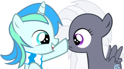 Size: 15029x8340 | Tagged: safe, artist:cyanlightning, oc, oc only, oc:aureai gray, oc:cyan lightning, species:pegasus, species:pony, species:unicorn, .svg available, absurd resolution, boop, clothing, colt, cute, female, filly, male, ocbetes, scarf, simple background, transparent background, vector