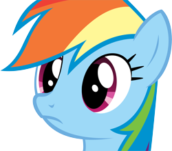Size: 11899x10443 | Tagged: safe, artist:cyanlightning, character:rainbow dash, episode:may the best pet win, g4, my little pony: friendship is magic, .svg available, absurd resolution, close-up, cute, female, simple background, solo, transparent background, vector