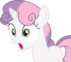 Size: 11942x10439 | Tagged: safe, artist:cyanlightning, character:sweetie belle, species:pony, species:unicorn, episode:brotherhooves social, g4, my little pony: friendship is magic, .svg available, absurd resolution, female, filly, shocked, simple background, solo, transparent background, vector