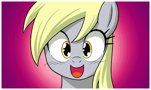 Size: 500x300 | Tagged: safe, artist:uotapo, edit, character:derpy hooves, species:pony, animated, cute, derpabetes, female, gif, loop, mare, newton's cradle, perfect loop, solo, uotapo is trying to murder us