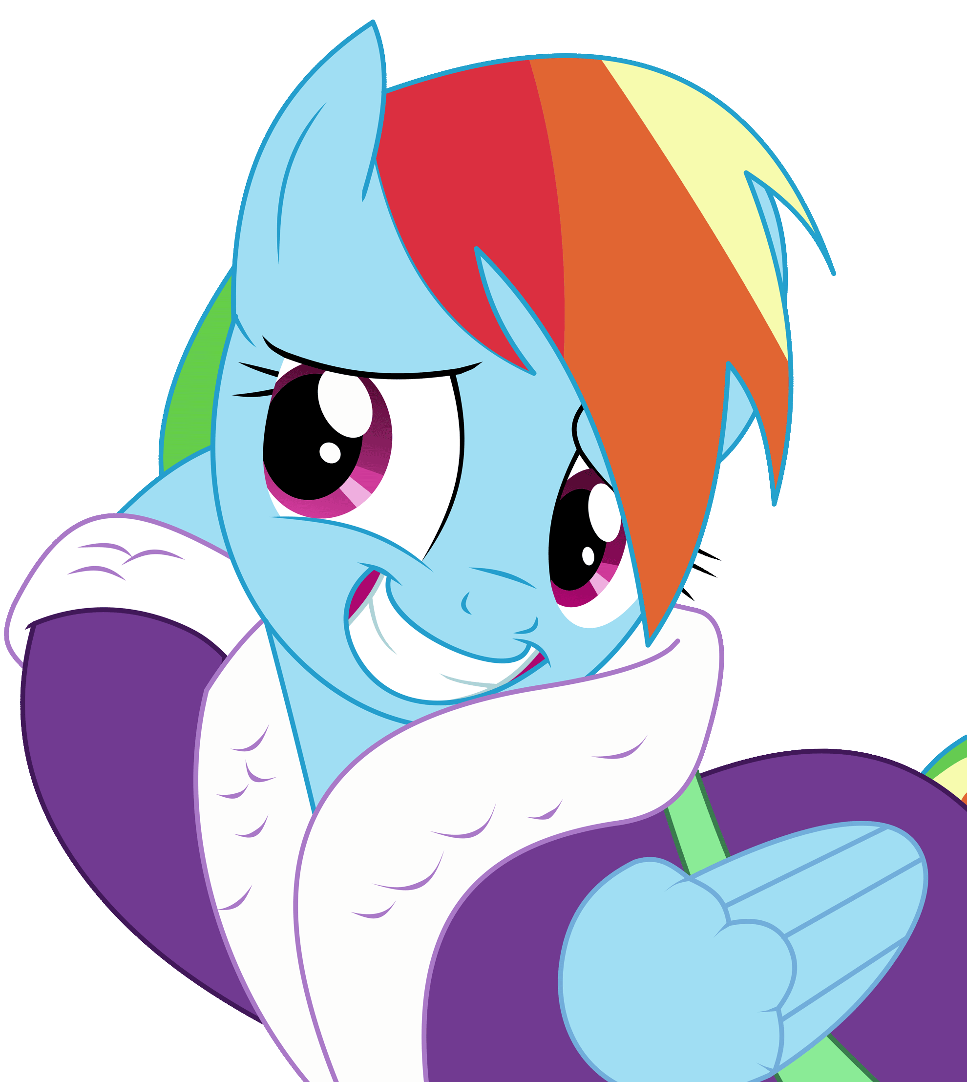 Size: 1980x2215 | Tagged: safe, artist:cyanlightning, character:rainbow dash, episode:applejack's day off, animated, bathrobe, clothing, cute, dashabetes, female, gif, head scratch, loop, nervous, robe, simple background, solo, transparent background