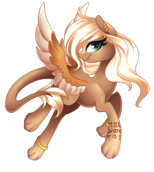 Size: 1885x2100 | Tagged: safe, artist:scarlet-spectrum, oc, oc only, oc:vite, species:pony, species:sphinx, bracelet, commission, ear piercing, fangs, female, jewelry, looking at you, mare, piercing, simple background, smiling, solo, sphinx oc, transparent background