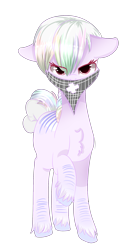 Size: 1167x2219 | Tagged: safe, artist:little-sketches, oc, oc only, species:earth pony, species:pony, bandana, chest fluff, commission, eye clipping through hair, female, floppy ears, looking at you, mare, raised hoof, simple background, solo, transparent background, unshorn fetlocks