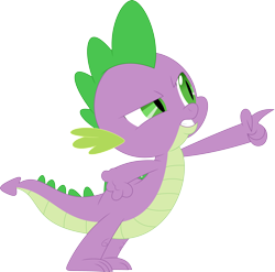 Size: 3576x3527 | Tagged: safe, artist:porygon2z, character:spike, species:dragon, episode:owl's well that ends well, g4, my little pony: friendship is magic, male, simple background, solo, transparent background, vector