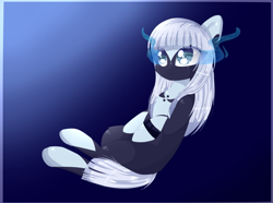 Size: 1024x762 | Tagged: safe, artist:little-sketches, oc, oc only, oc:yuna, species:pony, cute, female, gradient background, mare, solo