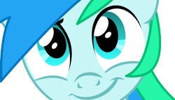 Size: 6000x3430 | Tagged: safe, artist:cyanlightning, oc, oc only, oc:cyan lightning, species:pony, episode:the cutie re-mark, absurd resolution, close-up, cute, glimmerposting, male, ocbetes, older, simple background, solo, transparent background, vector