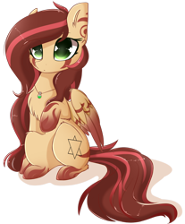 Size: 1024x1237 | Tagged: safe, artist:little-sketches, oc, oc only, oc:sweet poison, species:pegasus, species:pony, female, mare, raised hoof, simple background, sitting, solo, transparent background