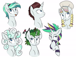 Size: 6000x4500 | Tagged: safe, artist:chub-wub, character:rarity, episode:it isn't the mane thing about you, g4, my little pony: friendship is magic, absurd resolution, alternate hairstyle, bonnet, cloud mane, mohawk, pigtails, punk, punkity, simple background, white background, woodpecker