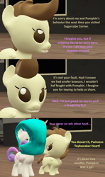 Size: 1920x3240 | Tagged: safe, artist:red4567, character:pound cake, character:princess flurry heart, species:pony, 3d, baby, baby pony, baby talk, comic, diaper, diaper on face, forgiveness, implied pumpkin cake, revenge, source filmmaker
