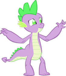 Size: 3934x4512 | Tagged: safe, artist:red4567, character:spike, species:dragon, episode:secret of my excess, g4, my little pony: friendship is magic, greed spike, male, older, older spike, puberty, simple background, solo, teenage spike, teenaged dragon, teenager, transparent background, vector