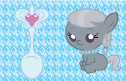 Size: 945x609 | Tagged: safe, artist:acuario1602, artist:beavernator, character:silver spoon, baby, cutie mark, filly, foal, vector