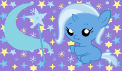 Size: 900x527 | Tagged: safe, artist:auario1602, artist:beavernator, character:trixie, cutie mark, foal, younger