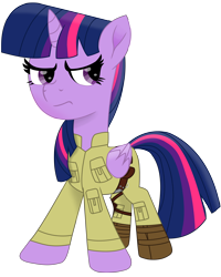 Size: 4576x5721 | Tagged: safe, artist:ejlightning007arts, character:twilight sparkle, character:twilight sparkle (alicorn), species:alicorn, species:pony, absurd resolution, clothing, cosplay, costume, crossover, disney, female, luke skywalker, mare, movie accurate, simple background, solo, star wars, transparent background