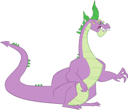 Size: 6990x5976 | Tagged: safe, artist:red4567, character:spike, species:dragon, episode:secret of my excess, g4, my little pony: friendship is magic, absurd resolution, adult, adult spike, greed spike, older, older spike, simple background, spikezilla, transparent background, vector