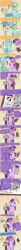 Size: 1050x12600 | Tagged: safe, artist:docwario, character:bon bon, character:lyra heartstrings, character:sweetie drops, character:twilight sparkle, species:pony, species:unicorn, askblankbon, clipboard, comic, continuity, dialogue, female, glasses, inanimate tf, letter, lidded eyes, looking at you, mailbox, mare, pun, rearing, smiling, speech bubble, transformation, visual gag