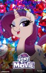 Size: 1484x2360 | Tagged: safe, artist:ejlightning007arts, character:rarity, my little pony: the movie (2017), movie poster