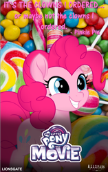 Size: 1484x2360 | Tagged: safe, artist:ejlightning007arts, character:pinkie pie, my little pony: the movie (2017), movie poster