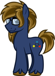 Size: 872x1200 | Tagged: safe, artist:binkyt11, derpibooru original, oc, oc only, oc:corralation, species:earth pony, species:pony, 2018 community collab, derpibooru community collaboration, .svg available, facial hair, glasses, goatee, inkscape, looking at you, male, simple background, smug, solo, stallion, svg, transparent background, unshorn fetlocks, vector