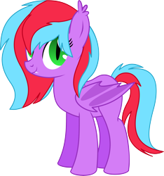 Size: 4512x4816 | Tagged: safe, artist:cyanlightning, oc, oc only, oc:fauna joy, species:bat pony, species:pony, 2018 community collab, derpibooru community collaboration, .svg available, absurd resolution, bat pony oc, cute, fangs, female, looking at you, mare, ocbetes, simple background, solo, transparent background, vector