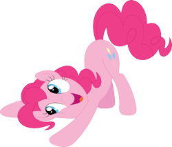 Size: 3548x3023 | Tagged: safe, artist:porygon2z, character:pinkie pie, species:earth pony, species:pony, episode:castle sweet castle, g4, my little pony: friendship is magic, cute, female, mare, open mouth, simple background, solo, transparent background, vector
