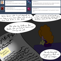 Size: 1000x1000 | Tagged: safe, artist:jake heritagu, character:adagio dazzle, comic:aria's archives, my little pony:equestria girls, bed, clothing, diagnosis, grimdark series, infertility, questionable series, sad, tear jerker