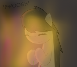 Size: 801x702 | Tagged: safe, artist:erthilo, character:octavia melody, species:earth pony, species:pony, ask octavia, discorded, eyes closed, female, fire, mare, smiling, solo