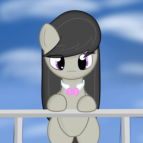 Size: 500x500 | Tagged: safe, artist:erthilo, character:octavia melody, species:earth pony, species:pony, ask octavia, animated, female, gif, mare, solo