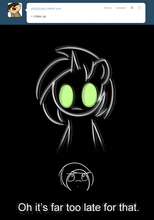 Size: 500x711 | Tagged: safe, artist:erthilo, character:dj pon-3, character:vinyl scratch, ask octavia, animated, female