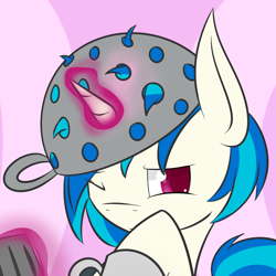 Size: 1000x1000 | Tagged: safe, artist:erthilo, character:dj pon-3, character:vinyl scratch, species:pony, ask octavia, ask, tumblr