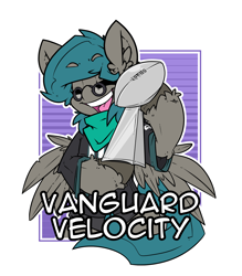 Size: 2100x2400 | Tagged: safe, artist:bbsartboutique, oc, oc:vanguard velocity, american football, badge, clothing, con badge, football, glasses, jersey, philadelphia eagles, scarf, simple background, sports, super bowl, super bowl champions, super bowl lii, transparent background