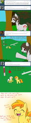 Size: 611x2444 | Tagged: safe, artist:jake heritagu, oc, oc:the colt, species:earth pony, species:pony, fanfic:silent ponyville, ask the colt, comic, peachy pie, playground, sunny daze, tumblr