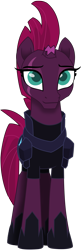 Size: 3869x11948 | Tagged: safe, artist:ejlightning007arts, character:fizzlepop berrytwist, character:tempest shadow, species:pony, species:unicorn, my little pony: the movie (2017), absurd resolution, armor, beautiful, broken horn, eye scar, female, hoof shoes, scar, simple background, smiling, solo, transparent background, vector