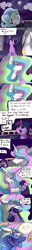 Size: 3464x27054 | Tagged: safe, artist:greyscaleart, character:princess celestia, character:princess luna, character:twilight sparkle, character:twilight sparkle (unicorn), species:alicorn, species:pony, species:unicorn, absurd file size, absurd resolution, comic, constellation, constellation freckles, crying, cute, description is relevant, dialogue, eyes closed, feels, female, filly, filly twilight sparkle, greyscaleart is trying to murder us, heartwarming, heartwarming tearjerker, mare, mare in the moon, momlestia, moon, nuzzling, open mouth, royal sisters, s1 luna, sad, sitting, smol, speech bubble, tears of joy, teary eyes, the tiny apprentice, younger