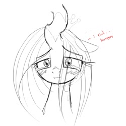 Size: 800x800 | Tagged: source needed, safe, artist:zev, character:queen chrysalis, crying, cute, cutealis, sad