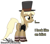 Size: 1280x1120 | Tagged: safe, artist:sintakhra, character:mjölna, species:earth pony, species:pony, ask, ask sandy pony, clothing, female, hat, jacket, mare, solo, steampunk, top hat, tumblr