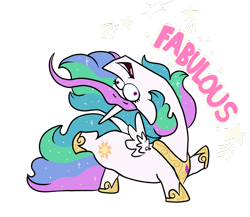 Size: 1280x1111 | Tagged: safe, artist:greyscaleart, character:princess celestia, species:alicorn, species:pony, background removed, bitch i'm fabulous, crown, female, hoof shoes, jewelry, majestic as fuck, mare, regalia, short legs, sillestia, silly, simple background, smiling, solo, transparent background, vulgar