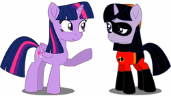 Size: 16874x9456 | Tagged: safe, artist:ejlightning007arts, character:twilight sparkle, character:twilight sparkle (alicorn), species:alicorn, species:pony, absurd resolution, ponified, simple background, the incredibles, transparent background, violet parr