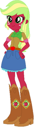 Size: 154x566 | Tagged: safe, artist:durpy, artist:ra1nb0wk1tty, artist:user15432, base used, character:applejack, species:human, g3, my little pony:equestria girls, applejack (g3), barely eqg related, boots, clothing, equestria girls style, equestria girls-ified, g3 to equestria girls, g3 to g4, generation leap, hasbro, hasbro studios, shoes