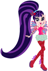 Size: 443x651 | Tagged: safe, artist:pupkinbases, artist:user15432, base used, species:human, my little pony:equestria girls, barely eqg related, clothing, equestria girls style, equestria girls-ified, fairy, fairy wings, fins, hasbro, hasbro studios, humanized, long hair, musa, rainbow s.r.l, shoes, sirenix, winged humanization, wings, winx club