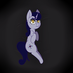 Size: 2000x2000 | Tagged: safe, artist:lazerblues, character:moonlight raven, species:pony, species:unicorn, bed, female, mare, solo