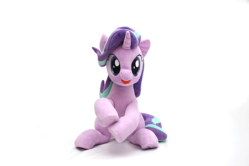 Size: 800x533 | Tagged: safe, artist:nekokevin, character:starlight glimmer, species:pony, species:unicorn, series:nekokevin's glimmy, animated, clapping, cute, female, gif, glimmerbetes, irl, mare, photo, plushie, simple background, solo, starlight says bravo, stop motion, white background