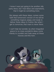 Size: 1800x2400 | Tagged: safe, artist:docwario, character:coco pommel, character:rarity, species:earth pony, species:pony, species:unicorn, clothing, depressed, dress, lamp, raritober, table, text