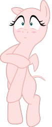 Size: 1329x3185 | Tagged: safe, artist:echoes111, artist:masem, artist:porygon2z, edit, editor:slayerbvc, character:fluttershy, species:pegasus, species:pony, bald, bipedal, blushing, covering, embarrassed, embarrassed nude exposure, female, furless, furless edit, mare, naked rarity, nude edit, nudity, plucked wings, shaved, shaved tail, simple background, solo, transparent background, vector, vector edit, wide eyes