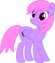 Size: 4308x4928 | Tagged: safe, artist:cyanlightning, oc, oc only, oc:melody notes, species:pegasus, species:pony, 2019 community collab, derpibooru community collaboration, .svg available, absurd resolution, chest fluff, ear fluff, female, folded wings, mare, simple background, solo, transparent background, vector, wings