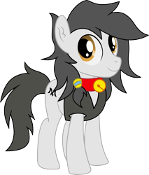 Size: 4189x4910 | Tagged: safe, artist:cyanlightning, oc, oc only, oc:double m, species:earth pony, species:pony, 2019 community collab, derpibooru community collaboration, .svg available, absurd resolution, chest fluff, ear fluff, male, simple background, solo, stallion, transparent background, vector