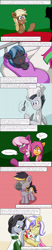 Size: 1000x4800 | Tagged: safe, artist:jake heritagu, character:blossomforth, character:cheerilee, character:jet set, character:rumble, character:scootaloo, character:upper crust, oc, oc:aero, oc:mabel, oc:moon song, oc:sandy hooves, parent:blossomforth, parent:derpy hooves, parent:jet set, parent:oc:warden, parent:thunderlane, parent:upper crust, parents:blossomlane, parents:canon x oc, parents:upperset, parents:warderp, species:earth pony, species:pegasus, species:pony, species:unicorn, comic:ask motherly scootaloo, motherly scootaloo, adopted offspring, baby, baby pony, chef's hat, clothing, comic, crying, hairpin, hat, offspring, silhouette, spatula, sweatshirt, table, tears of joy